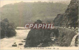 Old Postcard The Pas de Roland the Breche Itxassou