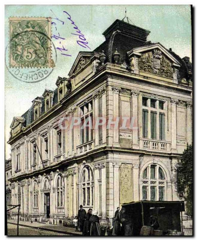 Old Postcard Bank Caisse d & # 39Epargne Rochefort