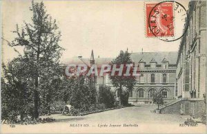 Postcard Old Lycee Jeanne Hachette Beauvais