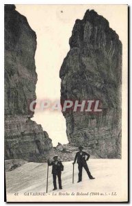 Old Postcard Gavarnie La Breche de Roland 2804 m