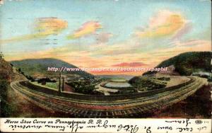 USA Old Postcard Horse Shoe Curve is Pennsylvania