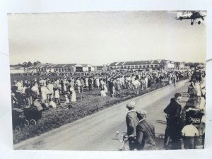 Kenley Aerodrome Kent Open Day 1930s Gloster Gauntlet Taking Off Repro Postcard