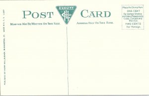 Postcard MONUMENT SCENE Bennington Vermont VT AI4681