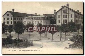 Old Postcard Riom The tobacco factory