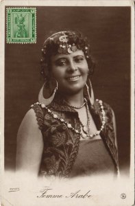 PC EGYPT, FEMME ARABE, Vintage REAL PHOTO Postcard (b35673)