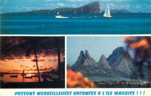 Postcard Mauritius multi view 