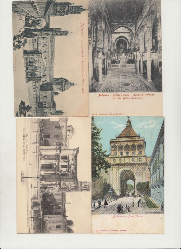 PALERMO PALERNE ITALY 16 Vintage Postcards mostly pre-1920 (L5308)