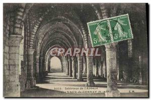 Old Postcard Interior L & # 39Abbaye Vaux de Cernay