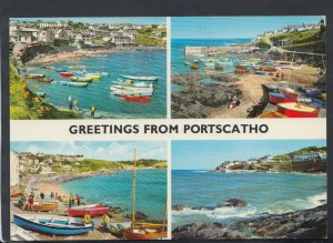 Cornwall Postcard - Greetings From Portscatho     RR5266