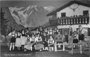 Lot235 austria real photo tiroler buhne k blaas innsbruck types folklore costume