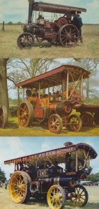 Burrell Tractor 3458 7949T & Engine 2870 Postcard Bundle