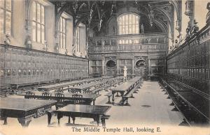 uk3763 the middle temple hall looking e london real photo uk