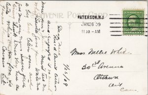 Paterson NJ General Hospital c1909 Postcard G62 *as is