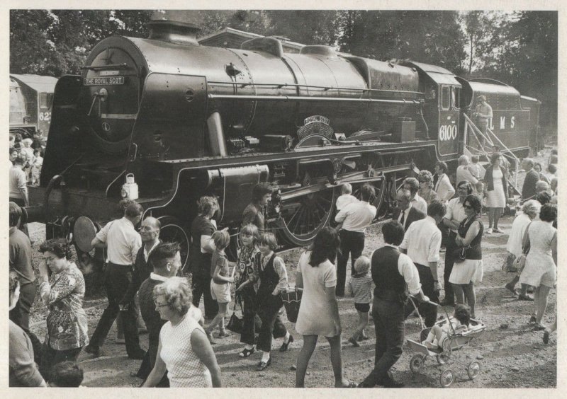 The Royal Scot Train at Bressingham Railway Station Norfolk Postcard