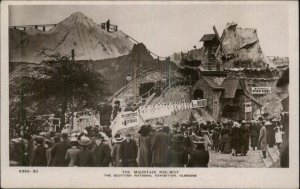 Roller Caster Mountain Railway Scottish National Exhibition Glasgow c1910 RPPC