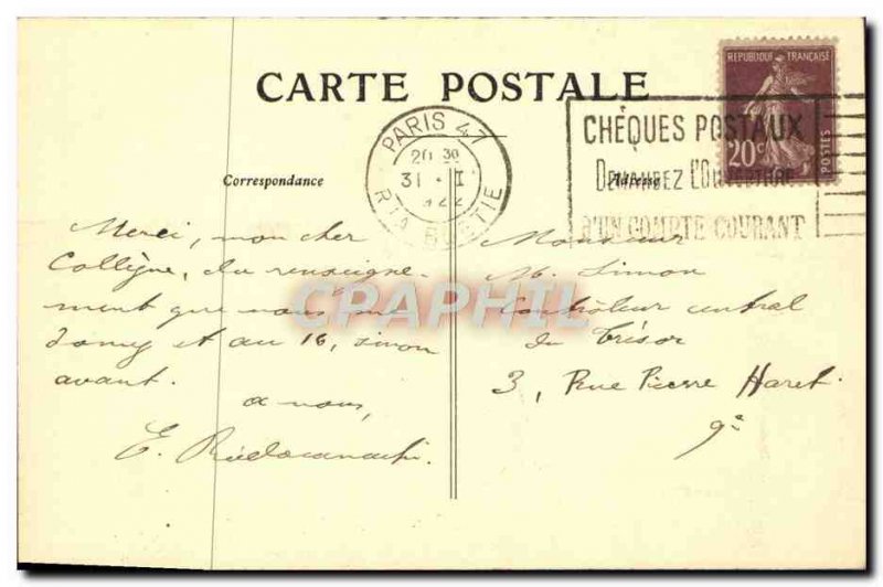 Old Postcard Paris Montmartre Church St Pierre