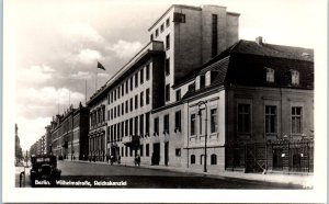 WW2 Era Wilhelmstrasse Berlin Germany Real Photo Postcard