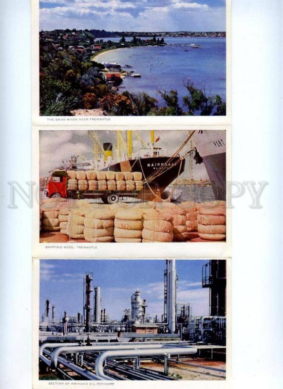 168096 AUSTRALIA City of FREMANTLE Old Booklet with 16 Photos