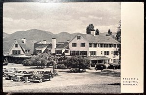 Vintage Postcard 1940's Peckett's on Sugar Hill, Franconia, New Hampshire