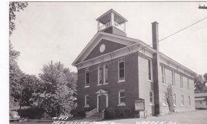 Illinois Warren Methodist Church 1950 Real Photo