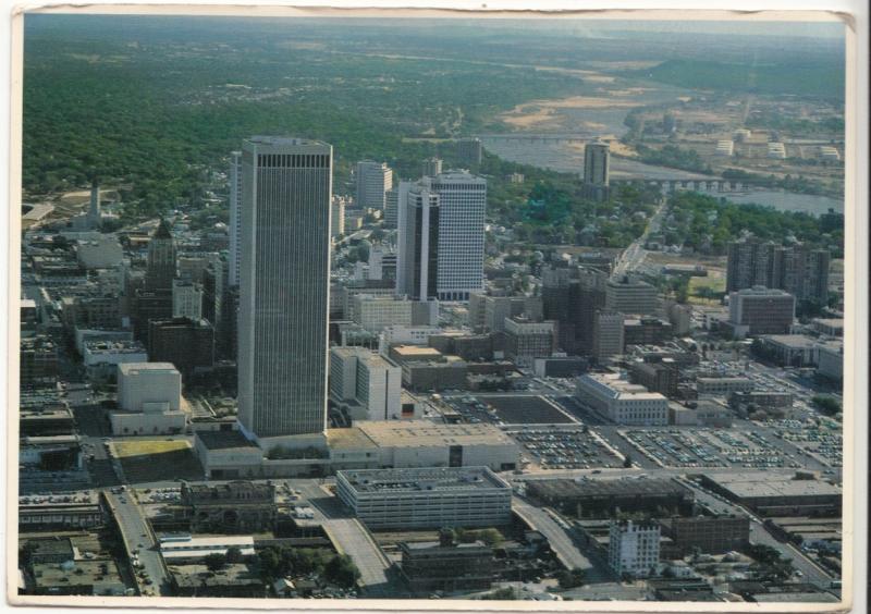 Greetings from Tulsa, Oklahoma, Downtown, unused Postcard