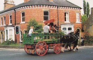 Knaresborough Bond Eud Gate Farm Farmers Wagon Cart Large Postcard