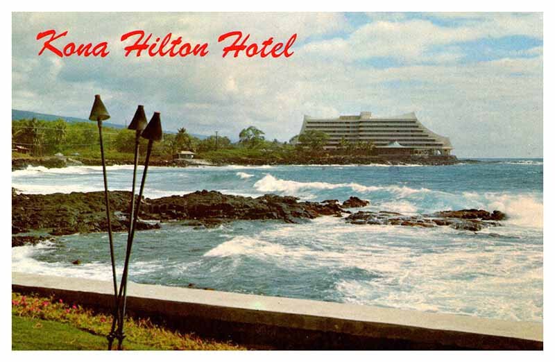 Postcard HOTEL SCENE Kailua Kona Hawaii HI AS2790