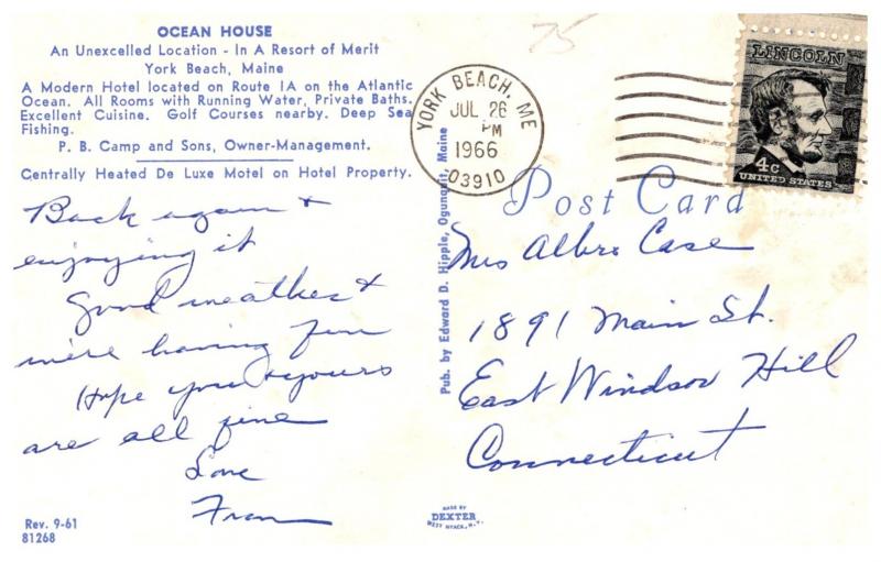 Maine  York Beach , Ocean House