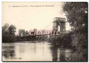 Issoire - Parentignat Suspension Bridge - Old Postcard