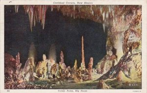 New Mexico CarIsbad Totem Poles Big Room 1941
