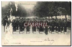 Old Postcard Rambervillers Journal July 14 Army