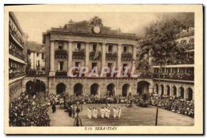 Postcard Old San Sebastian