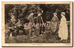 Auvergne Old Postcard La Bouree