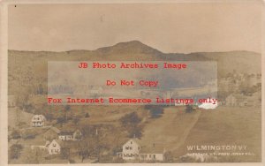 VT, Wilmington, Vermont, RPPC, Bird's Eye View, Photo