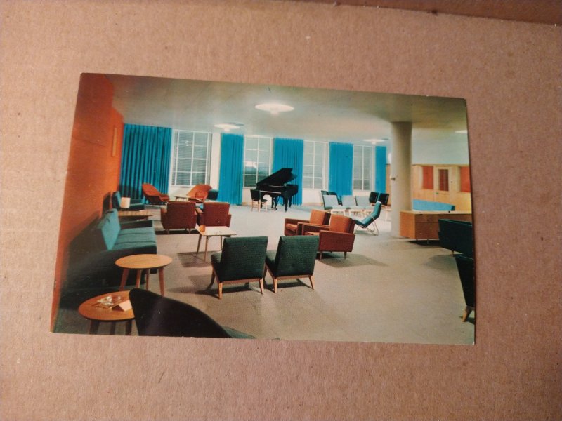 1960's Ohio State University Music Lounge, Columbus, Ohio Chrome Postcard