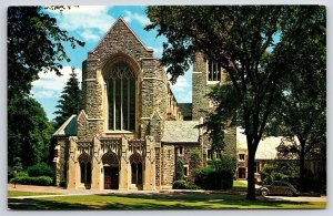 Postcard Christ Church Cranbrook on Lone Pine Road Bloomfield Hills Michigan MI