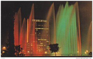 Night View, Prudential Building, The Fountain of Friendship, Friendship Park ...