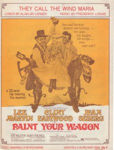 They Call The Wind Maria Clint Eastwood Sheet Music