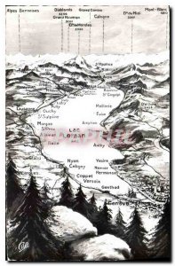 Old Postcard Lac Leman