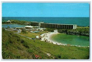 1968 Carlton Beach Hotel Southampton Bermuda Vintage Posted Postcard