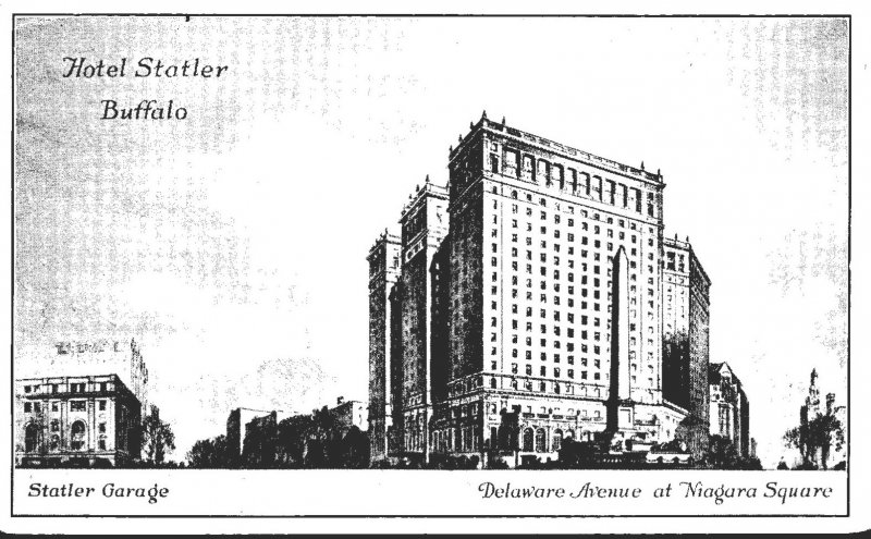 New York Buffalo Hotel Satler and Statler Garage