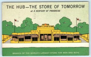 CHICAGO Century of Progress THE HUB Store of TomorrowAdvertising 1911 Postcard