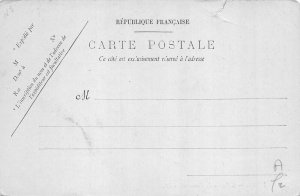 France Paris L'Entree du Carrousel Carriage vintage postcard