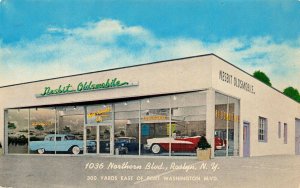 Roslyn NY Nesbit Oldsmobile Dealership 1036 Northern Blvd. Postcard