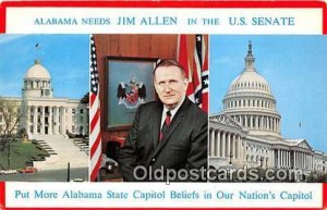 Jim Allen US Senate Political Unused 