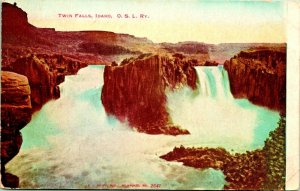 Oregon Short Line Railway Twin Falls Idaho ID 1900s UDB UNP Postcard Unused