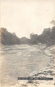 G8/ Bainbridge Ohio RPPC Postcard c1920s The Rapids Paint Creek 8