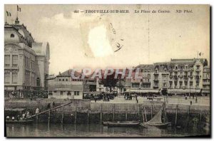 Old Postcard Trouville sur Mer Place du Casino