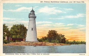 Famous Marblehead Lighthouse Estalished in 1820, On Lake Erie Marblehead, Ohi...