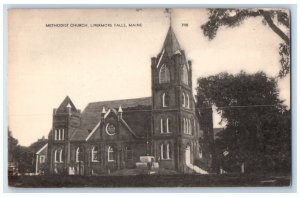 c1910's Methodist Church Livermore Falls Maine ME Unposted Antique Postcard